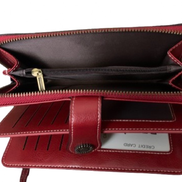 NEW Charm Infinite RFID Faux Leather Wallet - Picture 3 of 12